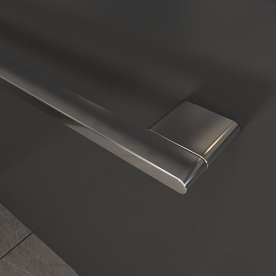 Matte Silver 128mm Skarbowe rękojeści do szafki