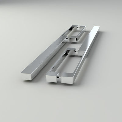 Szczotkowane chromowe rękojeści drzwi kuchennych aluminiowe 128 mm do szafy