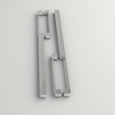Szczotkowane chromowe rękojeści drzwi kuchennych aluminiowe 128 mm do szafy