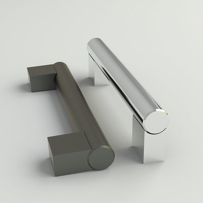 Aluminiowe szczupłe ramki sztabowe rękojeści 96 mm Wnętrze przesuwane patio