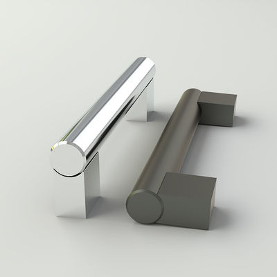 Aluminiowe szczupłe ramki sztabowe rękojeści 96 mm Wnętrze przesuwane patio