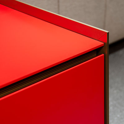 Pokój dzienny Aluminiowy Meble domowe Ściana Almirah Z TV