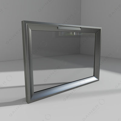 Ognioodporne Szklane Drzwi Górne Aluminiowe Modularne Gabinet Anodowane Wykończenie Do Kuchni