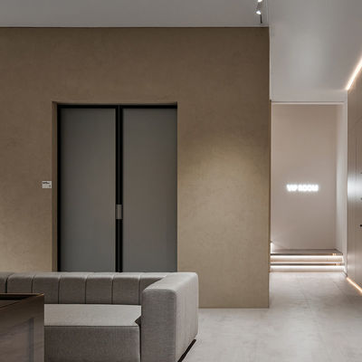 ISO Apartament Aluminium Wewnętrzne drzwi przesuwne Wewnętrzne drzwi obwodne