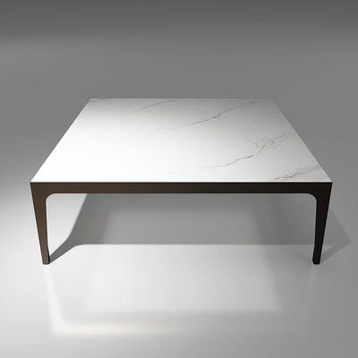 Minimalistyczny biały kamień tabliczka do herbaty meble do salonu 1200*1200*400MM