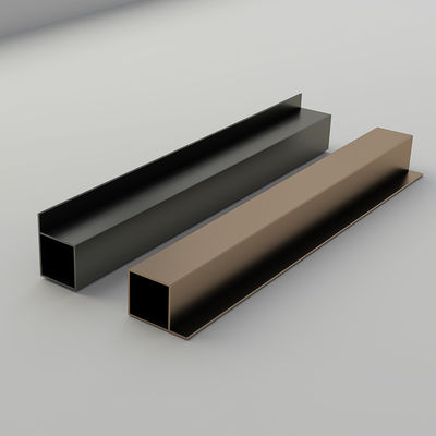 6063 Anodowanie OEM Profil mebli aluminiowych Pokój Aluminiowy Profil szafy