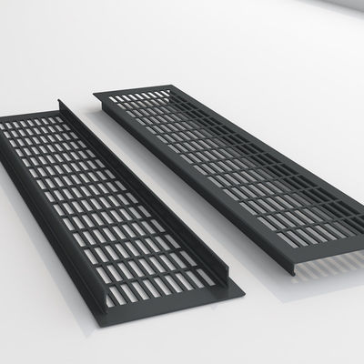Gniazda wentylacyjna z aluminium srebrnego stopu 110 * 250 mm do klimatyzacji Dyfuzor powietrza zwrotnego