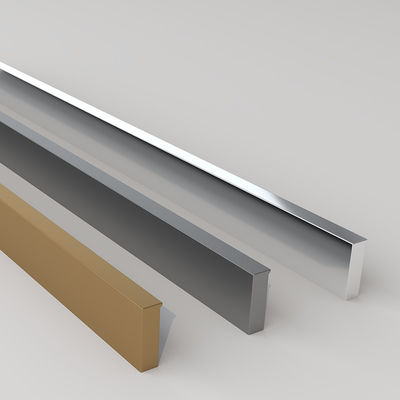 Meble, sprzęt, nowoczesna szafa, szafa z długim profilem aluminiowym